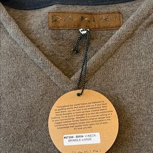 Dakini V-Neck Sweater - Brindle Brown